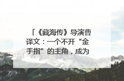 《藏海传》导演曹译文：一个不开“金手指”的主角，成为苍生守护者