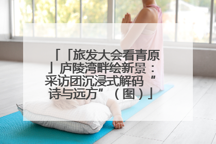 「旅发大会看青原」庐陵湾畔绘新景：采访团沉浸式解码“诗与远方”（图）