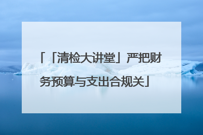 「清检大讲堂」严把财务预算与支出合规关