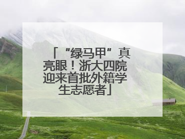 “绿马甲”真亮眼！浙大四院迎来首批外籍学生志愿者