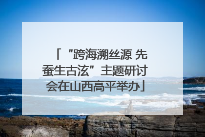 “跨海溯丝源 先蚕生古泫”主题研讨会在山西高平举办