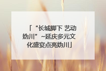“长城脚下 艺动妫川”~延庆多元文化盛宴点亮妫川