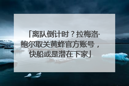 离队倒计时？拉梅洛·鲍尔取关黄蜂官方账号，快船或是潜在下家