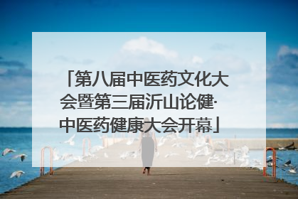 第八届中医药文化大会暨第三届沂山论健·中医药健康大会开幕