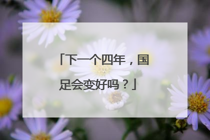 下一个四年，国足会变好吗？