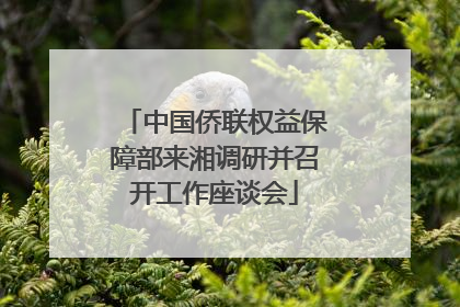 中国侨联权益保障部来湘调研并召开工作座谈会