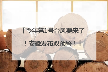 今年第1号台风要来了！安徽发布双预警！