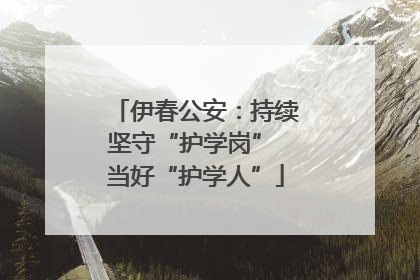 伊春公安：持续坚守“护学岗” 当好“护学人”