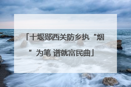 十堰郧西关防乡执“烟”为笔 谱就富民曲