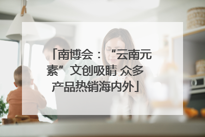 南博会：“云南元素”文创吸睛 众多产品热销海内外