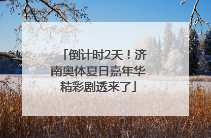倒计时2天！济南奥体夏日嘉年华精彩剧透来了