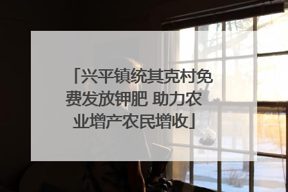 兴平镇统其克村免费发放钾肥 助力农业增产农民增收