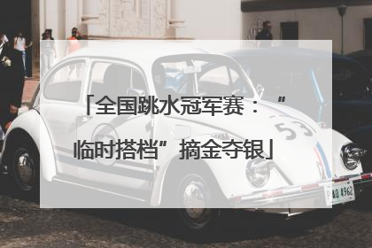 全国跳水冠军赛：“临时搭档”摘金夺银
