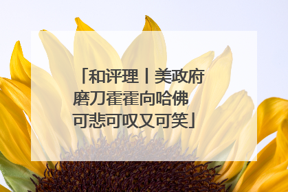 和评理丨美政府磨刀霍霍向哈佛 可悲可叹又可笑