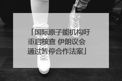国际原子能机构吁重启核查 伊朗议会通过暂停合作法案