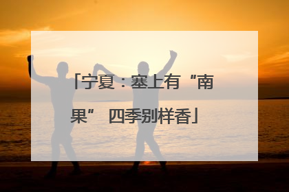 宁夏：塞上有“南果” 四季别样香