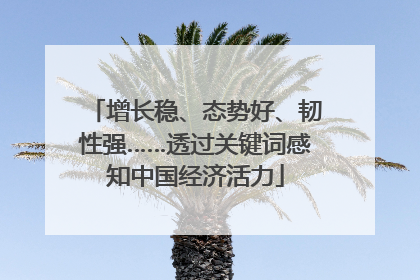 增长稳、态势好、韧性强……透过关键词感知中国经济活力