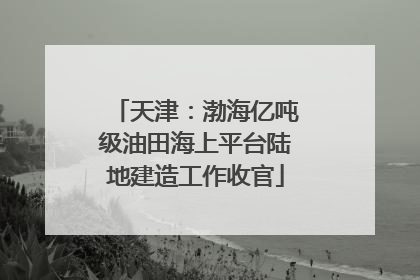 天津：渤海亿吨级油田海上平台陆地建造工作收官