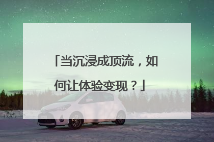 当沉浸成顶流，如何让体验变现？