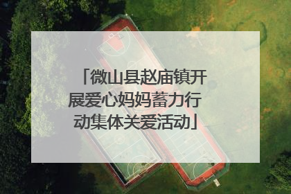 微山县赵庙镇开展爱心妈妈蓄力行动集体关爱活动