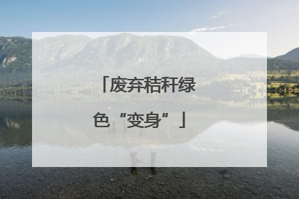 废弃秸秆绿色“变身”