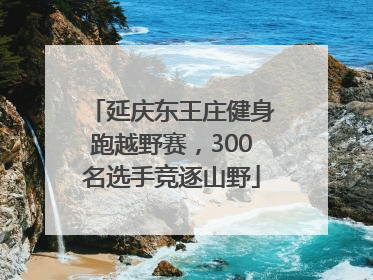 延庆东王庄健身跑越野赛，300名选手竞逐山野