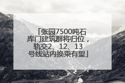 张园7500吨石库门建筑群将归位，轨交2、12、13号线站内换乘有望