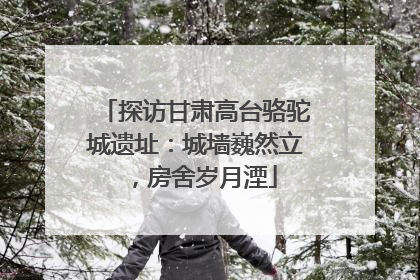 探访甘肃高台骆驼城遗址：城墙巍然立，房舍岁月湮