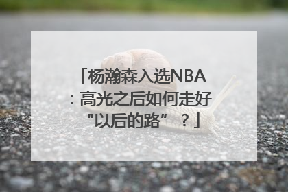 杨瀚森入选NBA：高光之后如何走好“以后的路”？