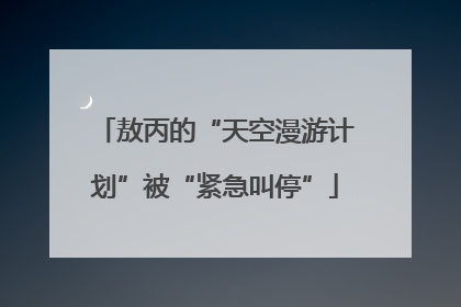 敖丙的“天空漫游计划”被“紧急叫停”