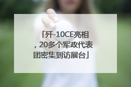 歼-10CE亮相，20多个军政代表团密集到访展台