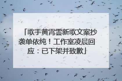 歌手黄霄雲新歌文案抄袭单依纯！工作室凌晨回应：已下架并致歉