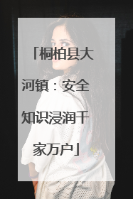 桐柏县大河镇：安全知识浸润千家万户