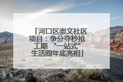 河口区崇文社区项目：争分夺秒抢工期 “一站式”生活圈年底亮相