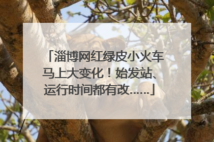 淄博网红绿皮小火车马上大变化！始发站、运行时间都有改……