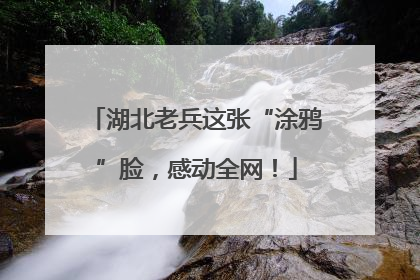 湖北老兵这张“涂鸦”脸，感动全网！