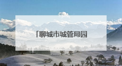 聊城市城管局园林中心：抢抓时机 全面完成道路绿化优化提升