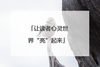 让读者心灵世界“亮”起来