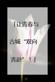 让青春与古城“双向奔赴”！