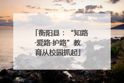 衡阳县：“知路·爱路·护路”教育从校园抓起