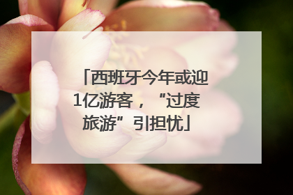 西班牙今年或迎1亿游客，“过度旅游”引担忧