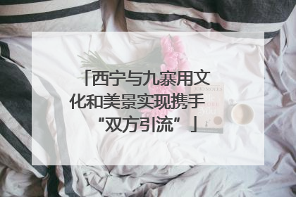 西宁与九寨用文化和美景实现携手“双方引流”