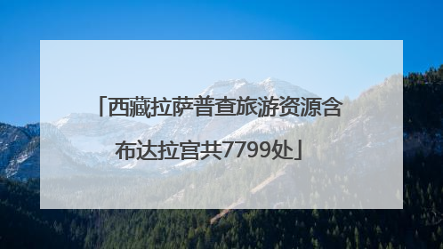西藏拉萨普查旅游资源含布达拉宫共7799处