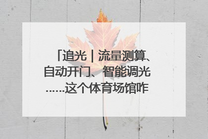 追光｜流量测算、自动开门、智能调光……这个体育场馆咋这么先进？