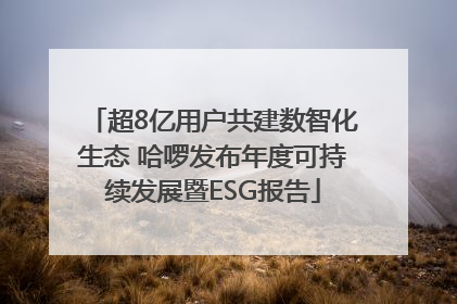超8亿用户共建数智化生态 哈啰发布年度可持续发展暨ESG报告