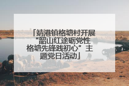 靖港镇格塘村开展“韶山红途砺党性 格塘先锋践初心”主题党日活动