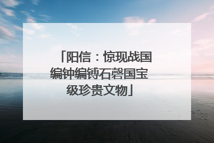 阳信：惊现战国编钟编镈石磬国宝级珍贵文物
