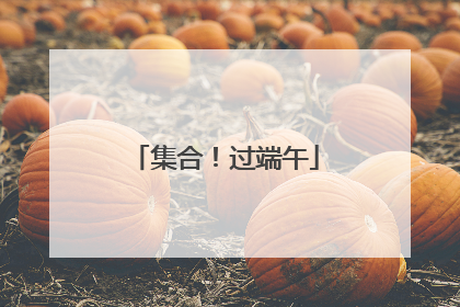 集合！过端午