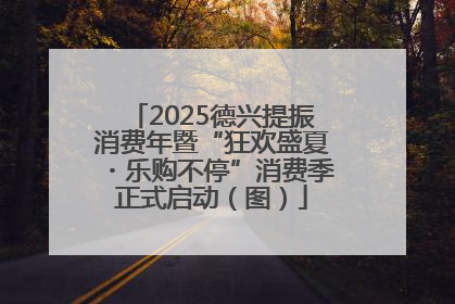 2025德兴提振消费年暨“狂欢盛夏・乐购不停”消费季正式启动（图）