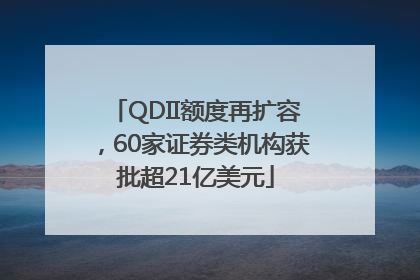 QDII额度再扩容，60家证券类机构获批超21亿美元